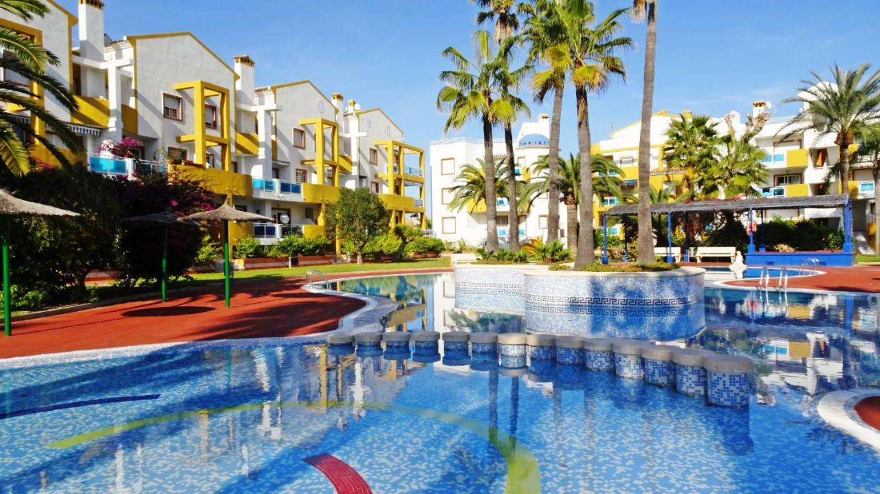 Palmeras En La Playa - Beach House In Oliva Bagian luar foto